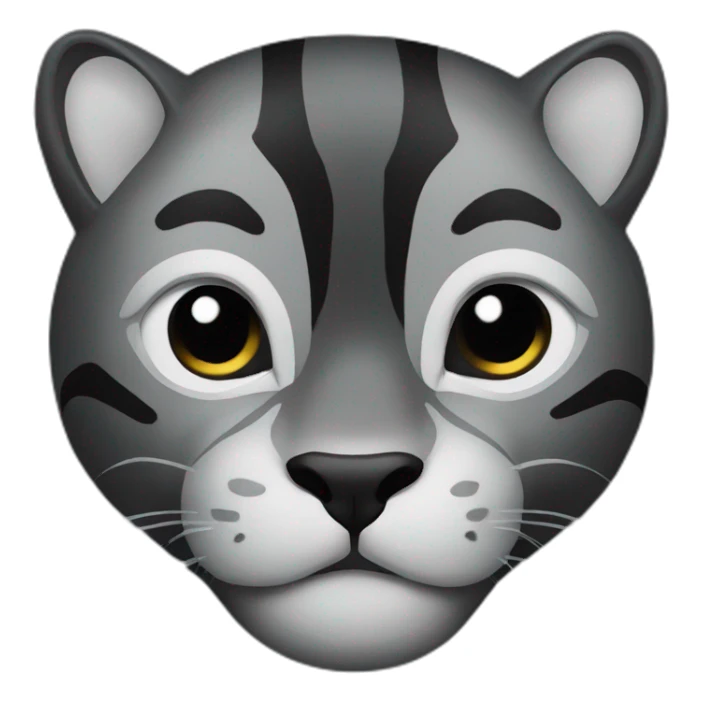 Black Panther animal sticker