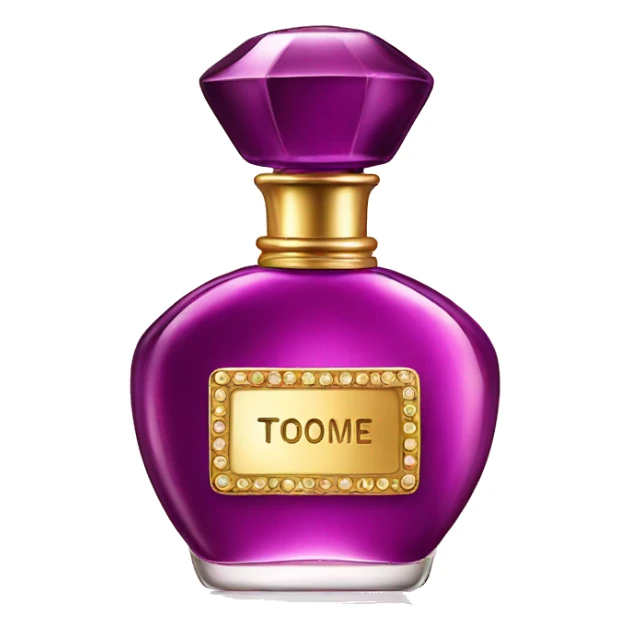 Perfume luxury bottle sticker
