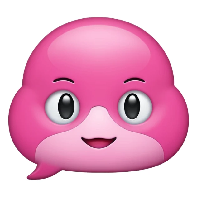 pink chat gpt ai app logo sticker