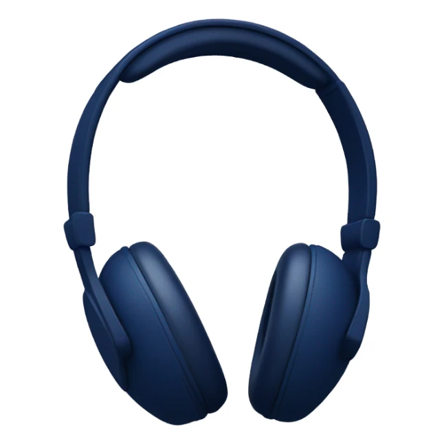navi blue headphones sticker