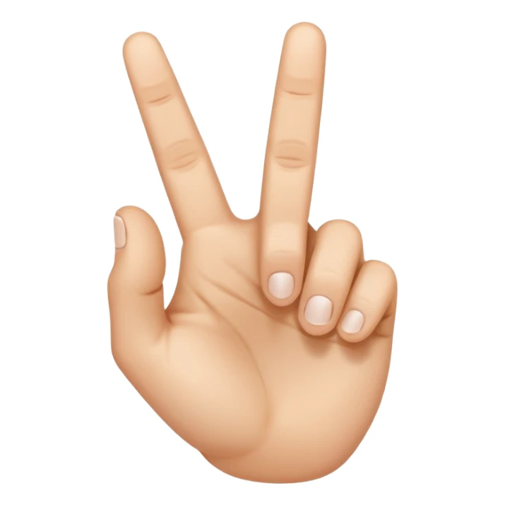 a hand with finger pointing at the camera sticker