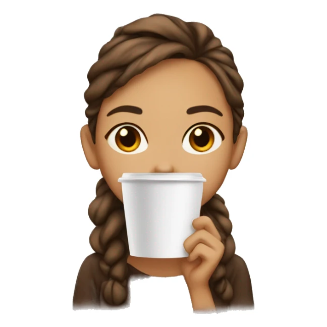 aimee he with coffee sticker