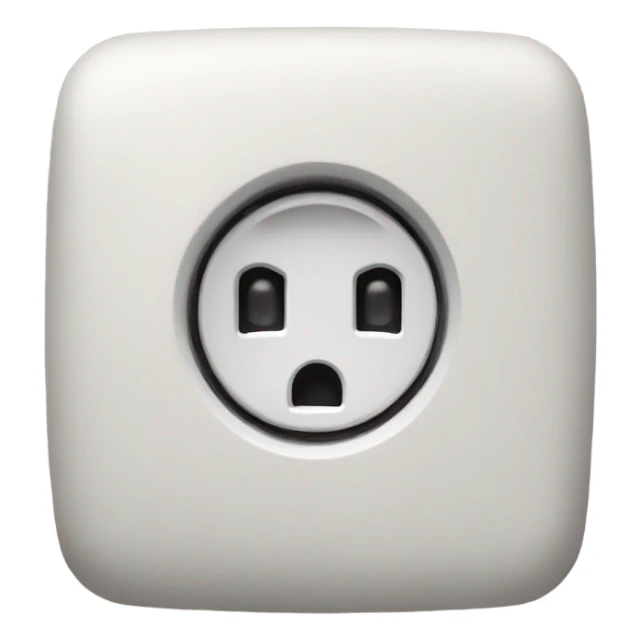 europe electric socket sticker