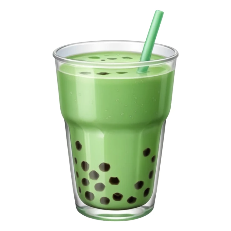 Mint  boba sticker