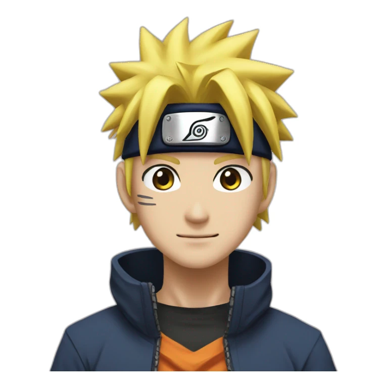 Naruto with kyubii sticker