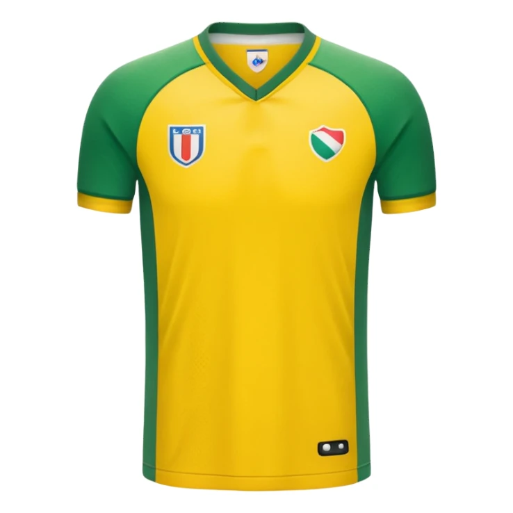 Yeşil sarı forma emoji sticker