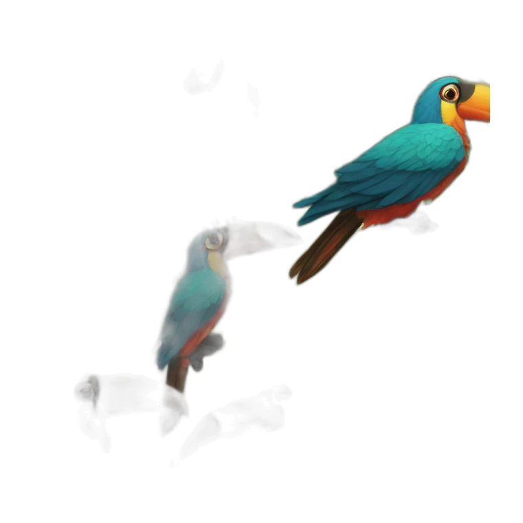 tiki tucan sticker