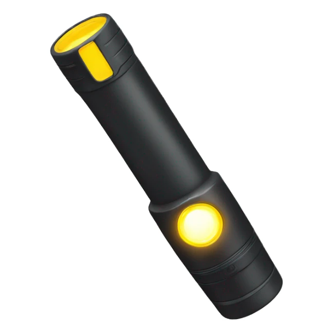snap on flashlight sticker