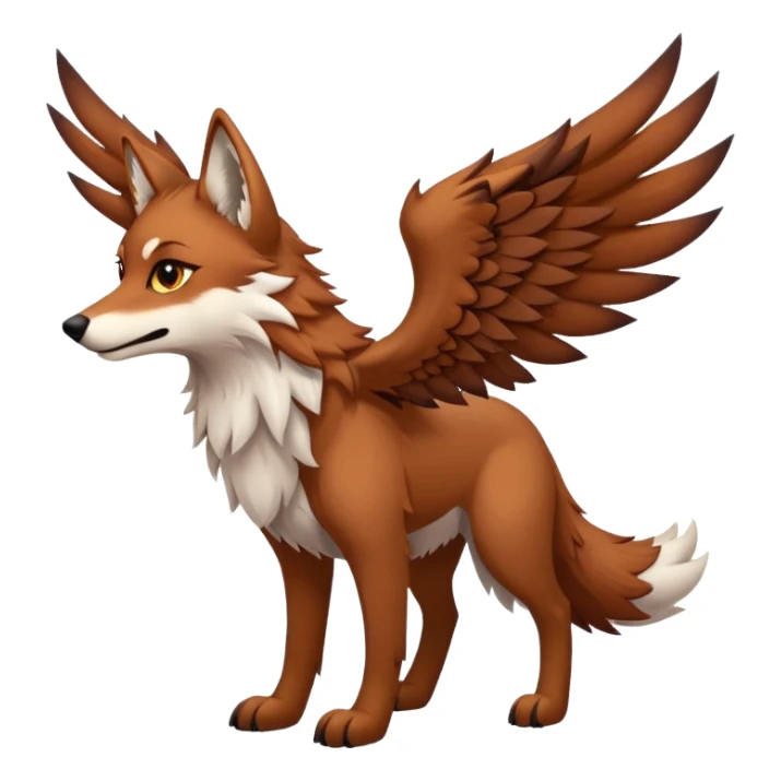 Falvie-Fionbri-WingedWolf94-creature sticker