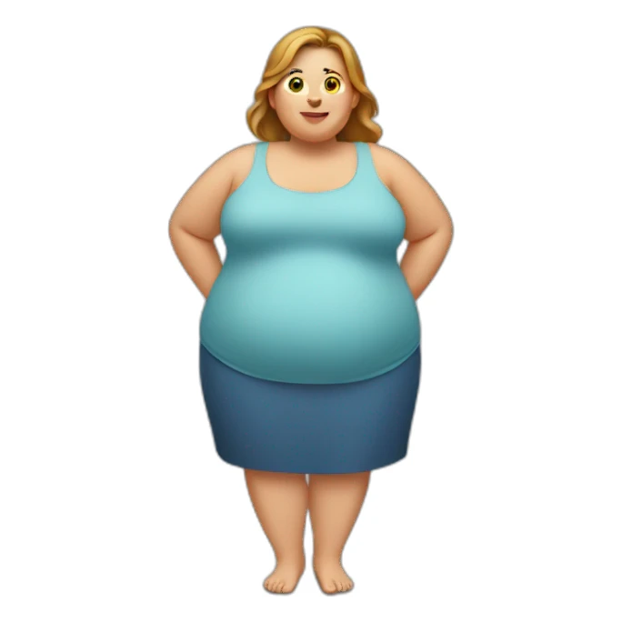 obese-woman sticker