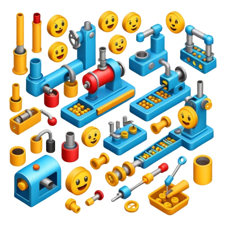 Emoji factory sticker