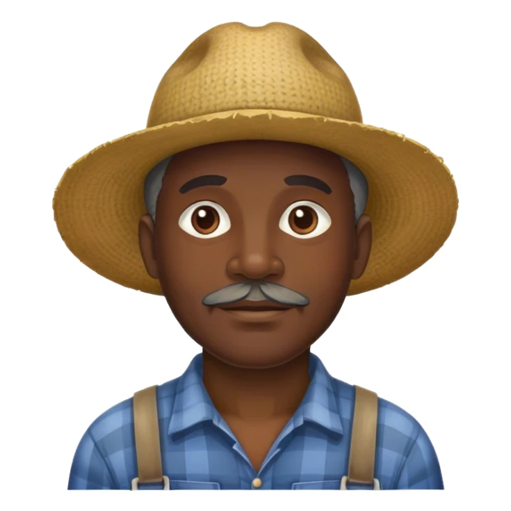 Affrica armer Mann sticker