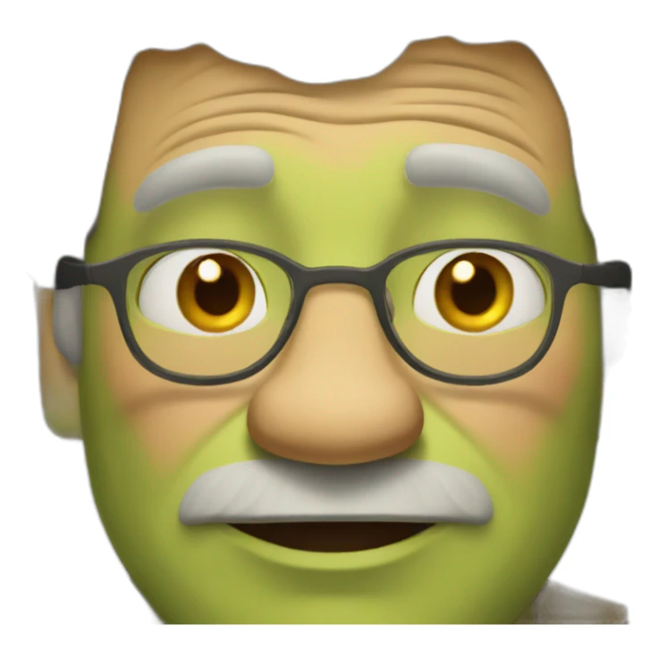 Shrek's grandpa sticker