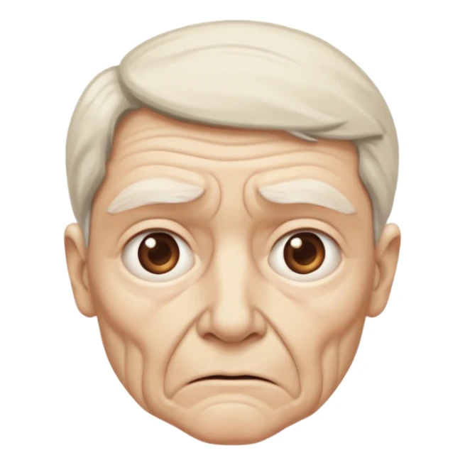 Create a person having memory loss sticker