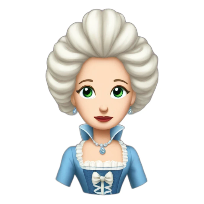 sad Marie Antoinette sticker