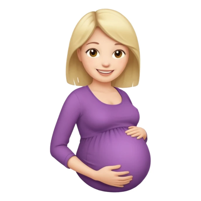 Una mamá embarazada sticker