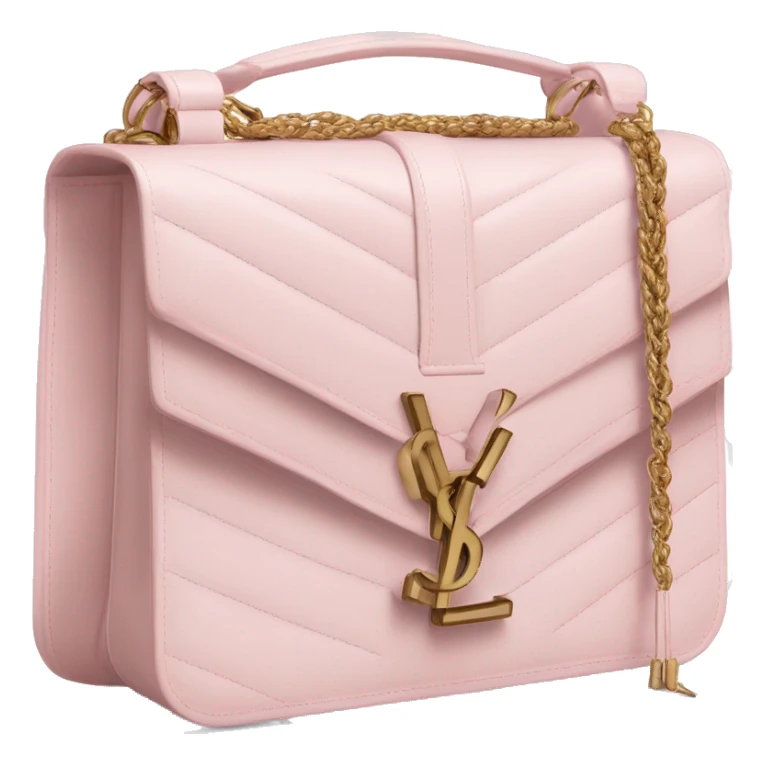 Pastel pink YSL bag sticker