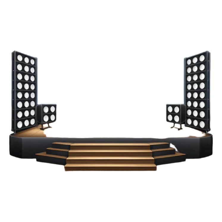 concert stage sticker