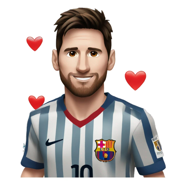 Messi in love  sticker