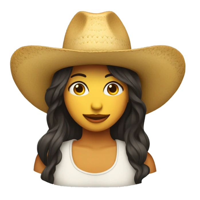 Enamorado con un sombrero  sticker