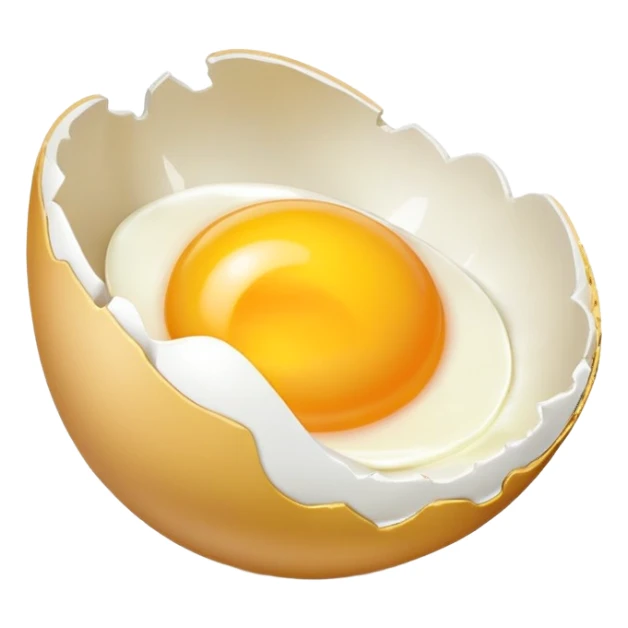 cracked egg sticker