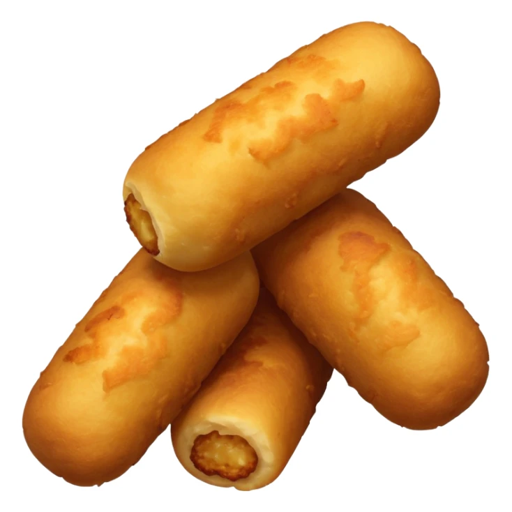 4 4 potato croquettes fried sticker