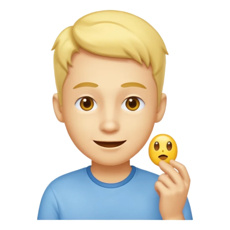 whistling innocent yellow smiley sticker