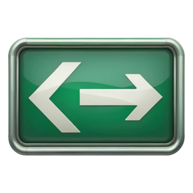 Exit Sign – green arrow, Subway Sign. sticker