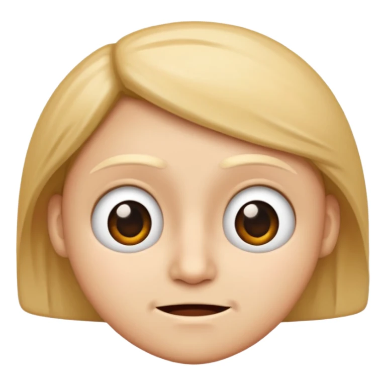 Face showing an expression that says I’m an idiot sticker