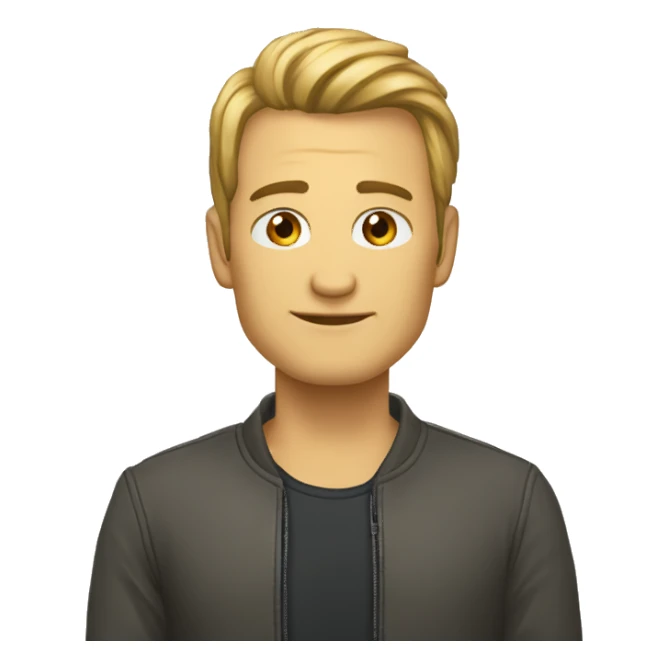 Эмоджи космонавта с именем DEN sticker