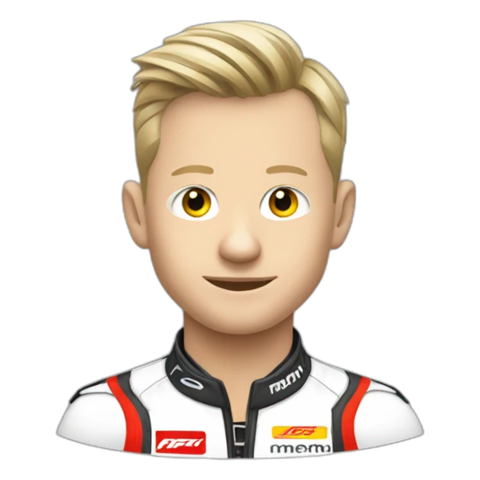 Kevin Magnussen from formula 1 sticker