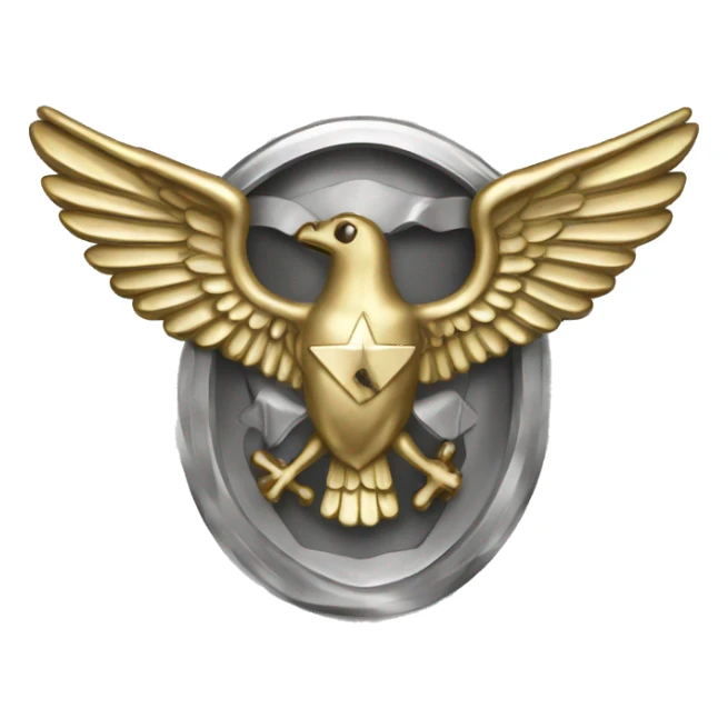 Silver Colonel insignia sticker