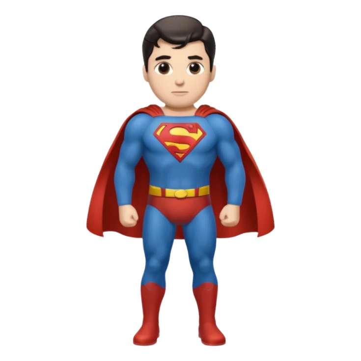 superman standing sticker