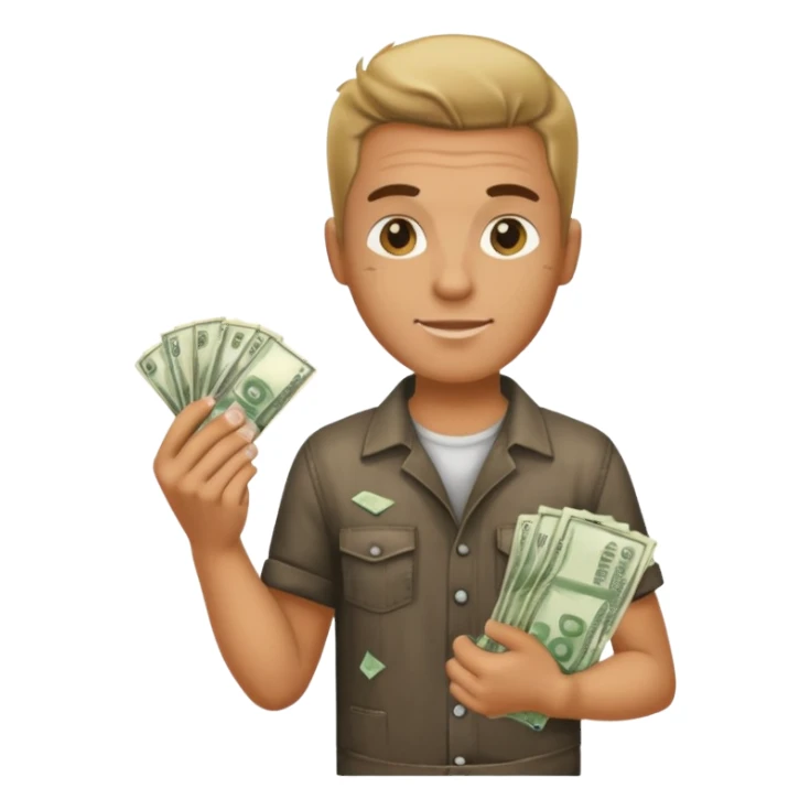 mechanic with money sticker