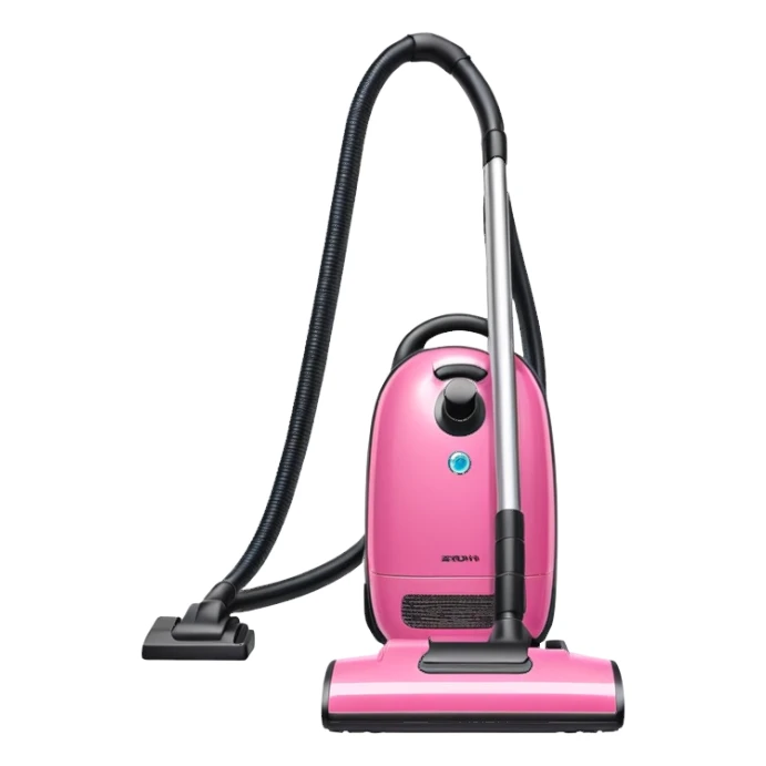 pink scandinavian vaccum sticker