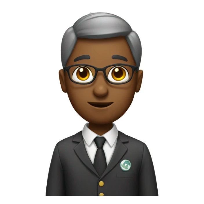 A rabbit teacher sticker