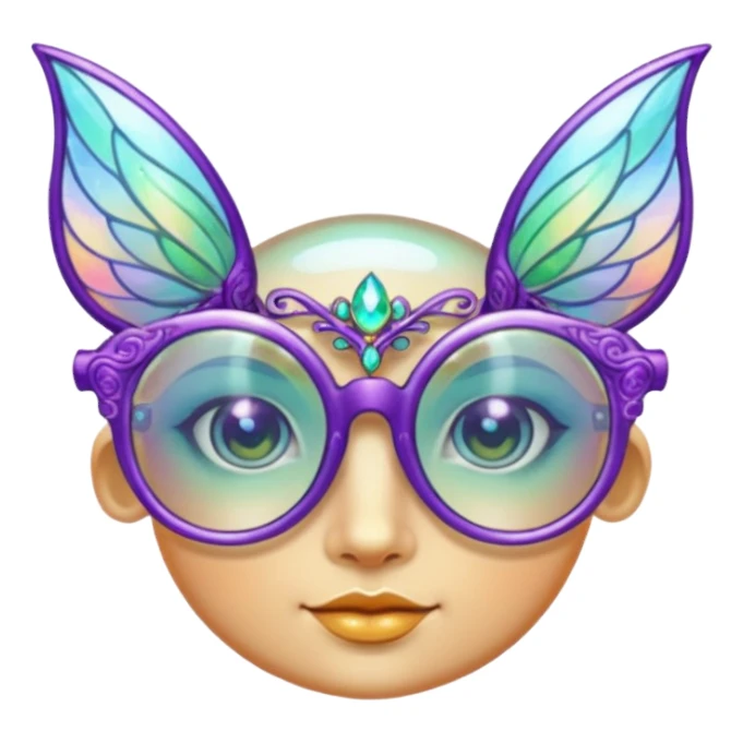glasses with fae sticker