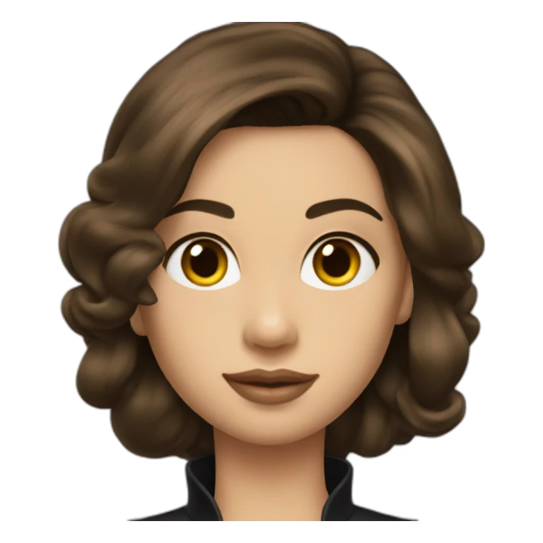 James bond brunette sticker