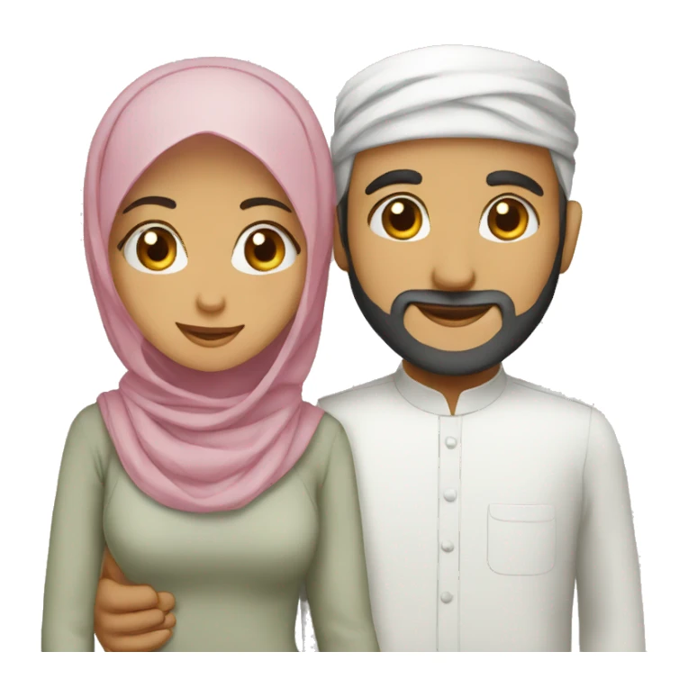 COUPLE MUSLIM sticker
