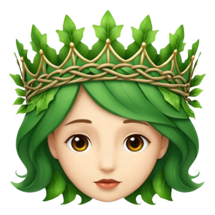 ivy crown sticker