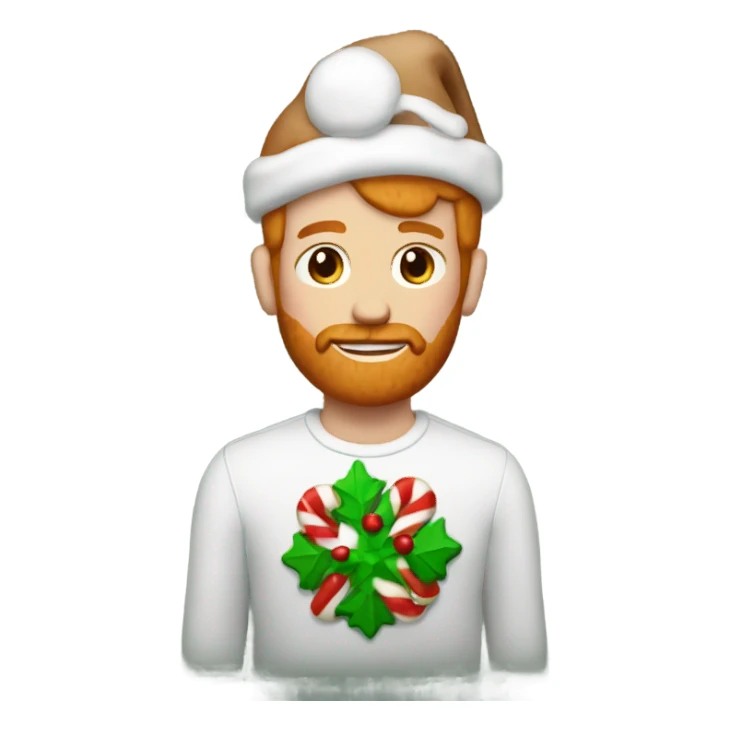 ginger bread christmas sticker