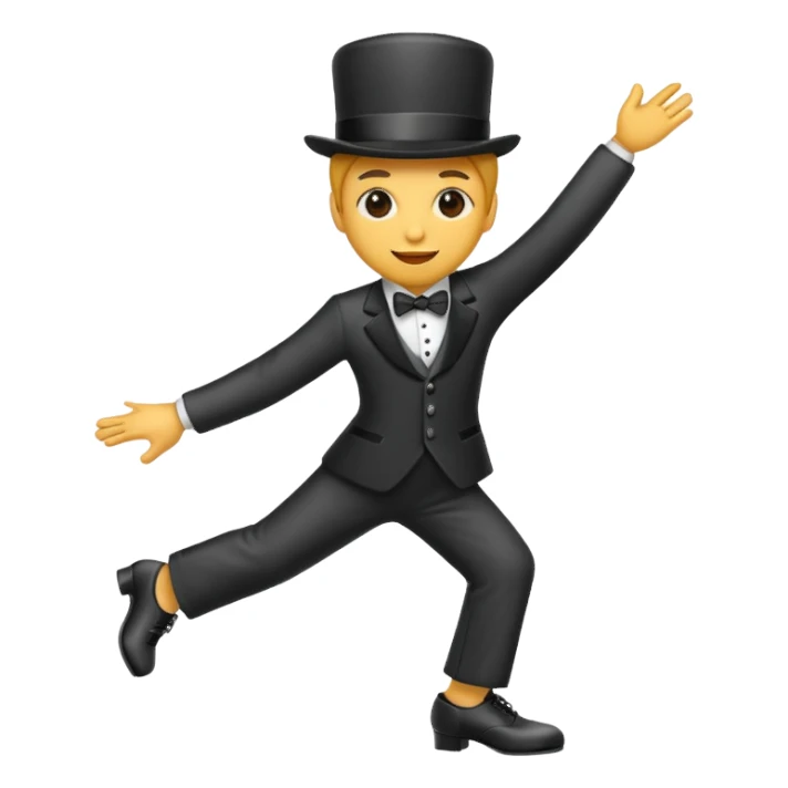 tap dancer emoji sticker