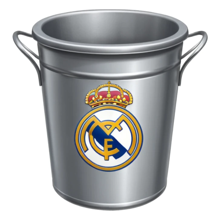 Real Madrid poubelle sticker