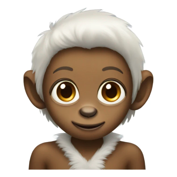 monkey named Ava sticker