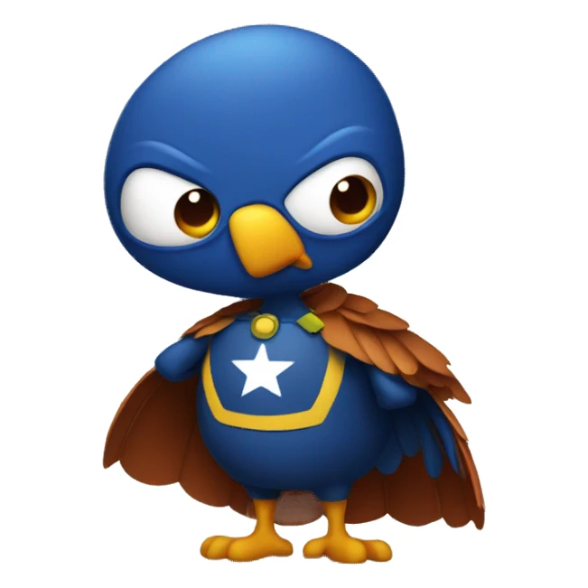 Superhero turkey sticker