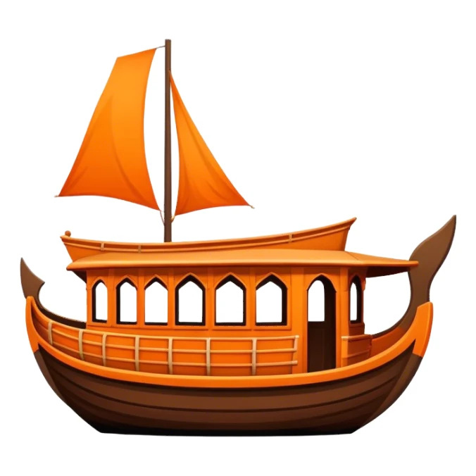 kerala boat emoji sticker