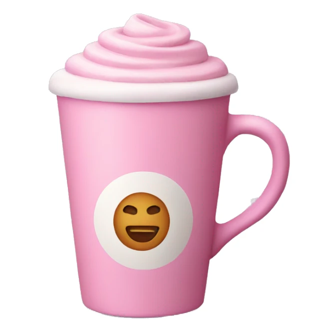 Pink latte  sticker