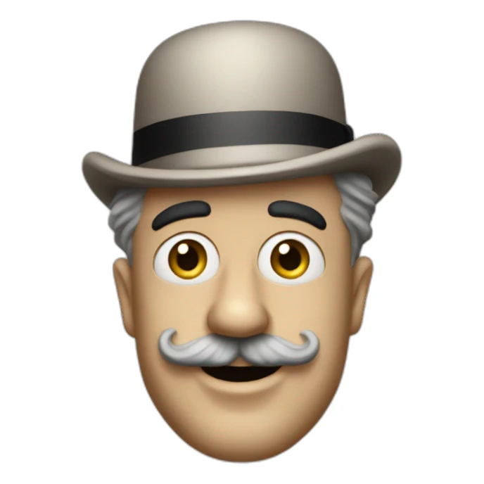Charlie Chaplin sans chapeau sticker