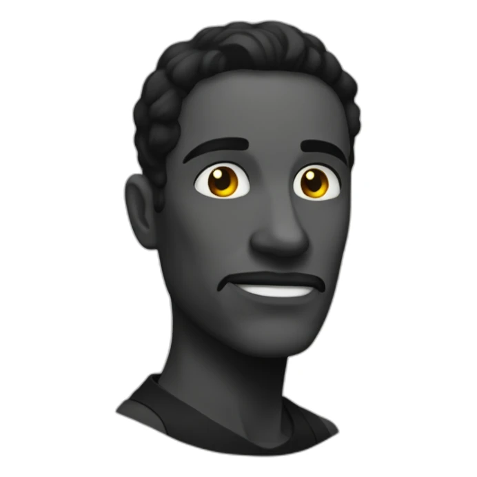 Noir qui est tout nu sticker