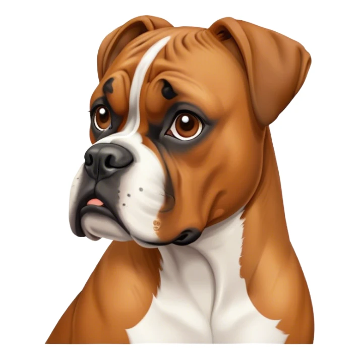 Boxer dog  sticker